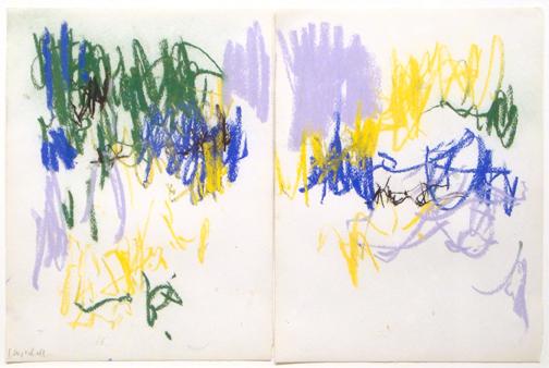 Joan Mitchell (1926-1992) Untitled, 1977 Pastel on...