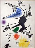 Joan Miró (1893-1983) Femme oiseaux dans la...