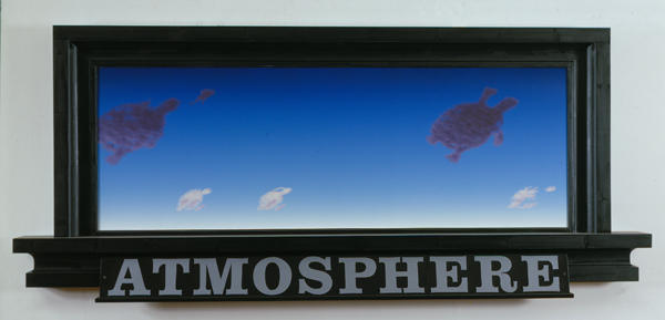 Atmospheric Formation 2005 Oil on wood 34 3/16 x 7...