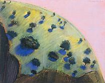 Wayne Thiebaud (b. 1920) Oak Hill, 1968 Pastel on...