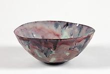 Coppetta 1950 Glazed polychrome ceramic 2 3/8 x 5...