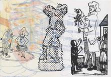 Sigmar Polke (1941-2010) Untitled 1992 Acrylic and...