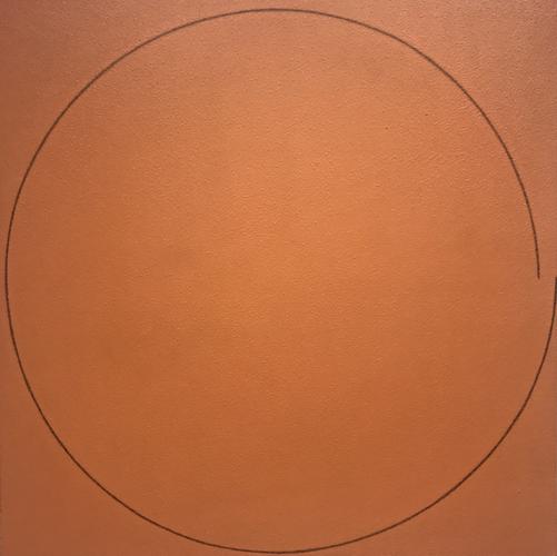 Robert Mangold, Broken Circle, 1972, Acrylic and g...