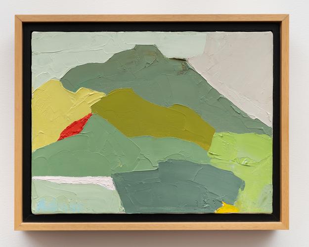 Etel Adnan Untitled, 2013 Oil on canvas 9 x 12 in;...