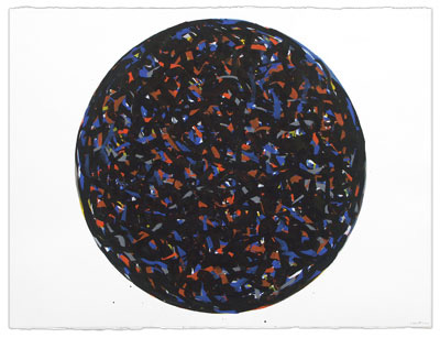 Circle 1993 Gouache on paper 22 1/4 x 30 in; 56.5...