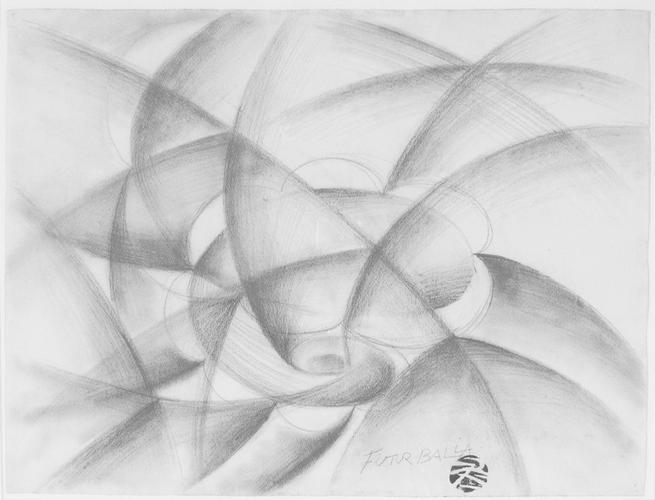 Giacomo Balla (1871-1958) Vortice, 1913-14 Pencil...
