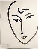 Henri Matisse (1896-1987) Visage, 1950 Brush and I...