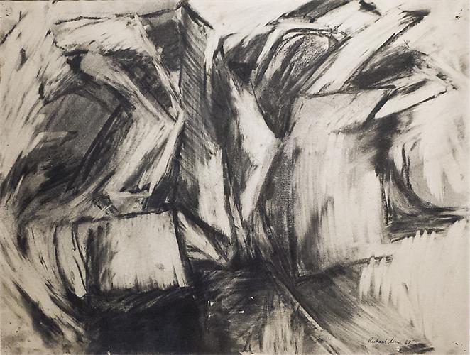 Richard Serra (b. 1939) Untitled, 1963 Charcoal on...