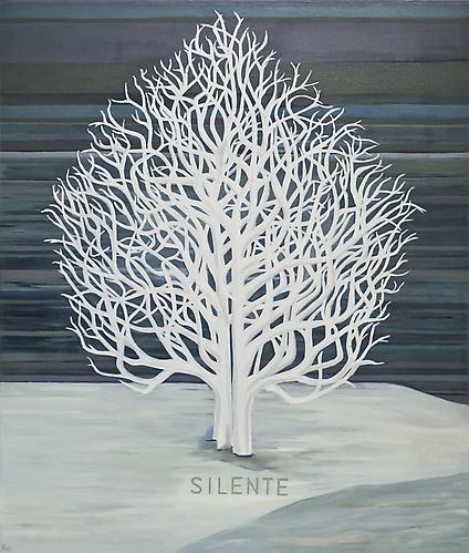 Silente II, Notte 2013 Oil on linen 40 x 34 in; 10...