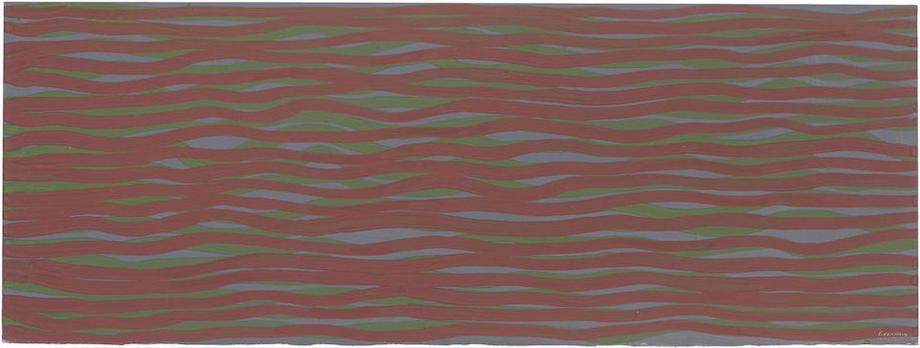Sol LeWitt, Horizontal Lines in Color (More or Les...