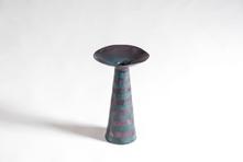 Fungo c. 1965 Glazed polychrome ceramic 15 x 8 1/2...