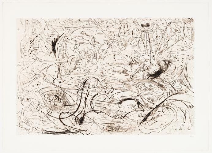 Untitled, ca. 1944-45 Engraving and drypoint Sheet...