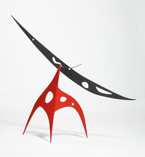 Alexander Calder (1898-1976) Perforated Black Boom...