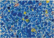 Sam Francis Untitled, 1956 Gouache on paper 14 x 2...