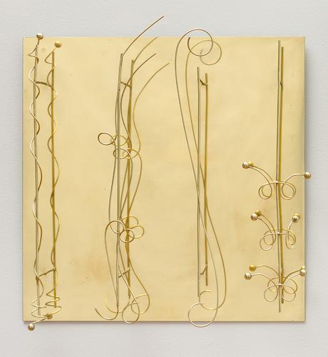 Fausto Melotti Senza titolo, c. 1973 Brass relief...