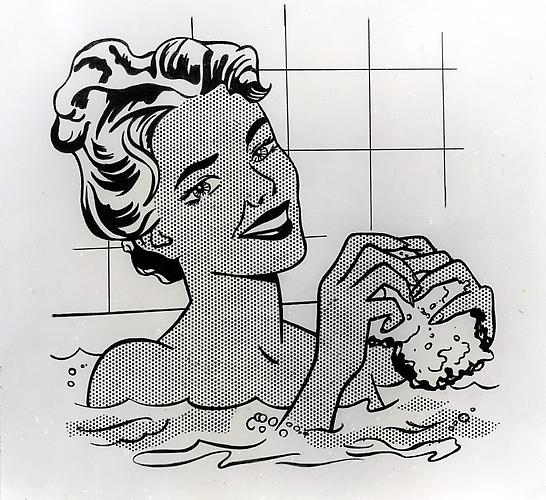 Roy Lichtenstein (1923-1997) Woman in bath 1963 Pe...