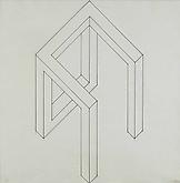 Sol LeWitt (1928-2007) Incomplete Open Cube #2, 19...