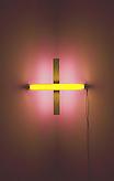 Dan Flavin (1933-1996) Yellow and Pink Fluorescent...
